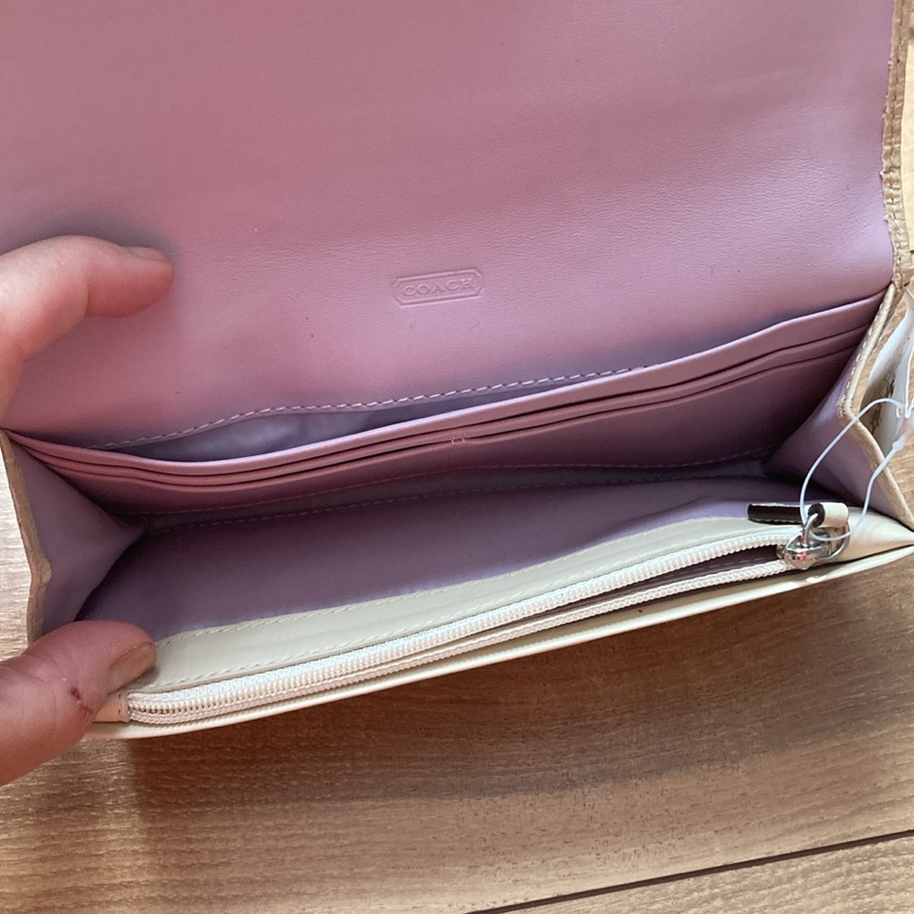 NWT Coach KRI Crocodile Slim Envelope Wallet. - Picture 4 of 7